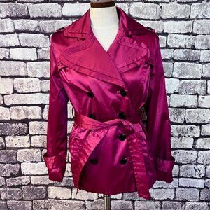 Appraisal Raspberry Colored Long Sleeve Jacket Size L